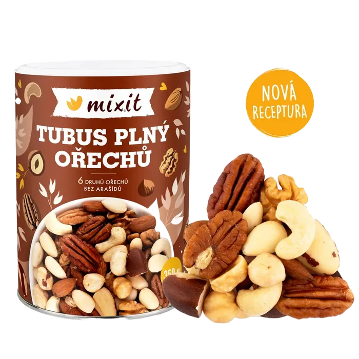 Mixit Tubus plný ořechů 350 g